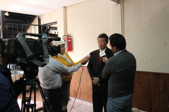 孫大使接受多家媒體記者專訪