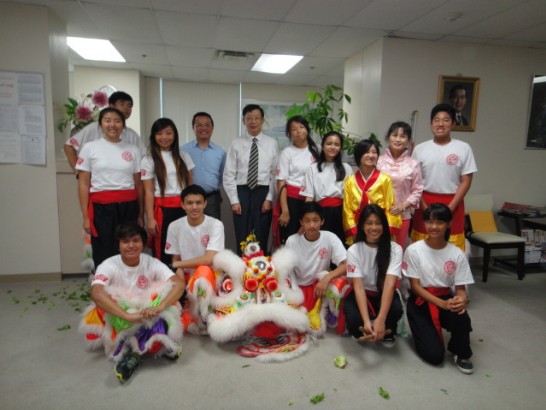 Lion Dance of 2014 Chinese New Year In TECO by Guam Chinese School(6)