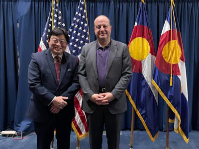 Director General Bill Huang  was honored to meet Governor Jared Polis again on August 16.