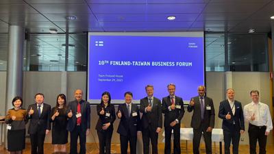 Representative Janet Chang delivered an opening speech at "The 10th Taiwan-Finland Business Forum”