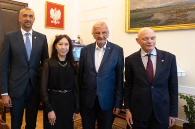 Spotkanie Amb. Sharon Wu z Marszałkiem Sejmu oraz Marszałkiem Senatu