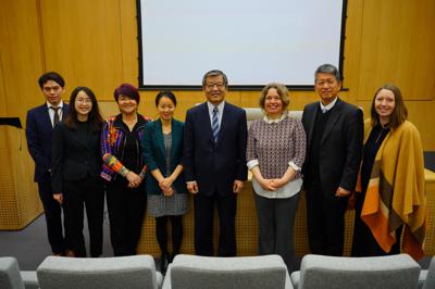 Representative Kelly Hsieh attends the launch ceremony of the Taiwan Studies Programme at the University of Oxford