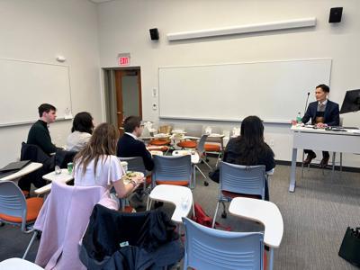Director-General Liao spoke with students at Harvard International Relations on Campus