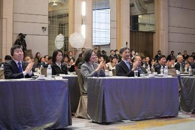 蔡総統が「東亜経済人会議第51回台日双方代表合同会議」の開幕式に出席