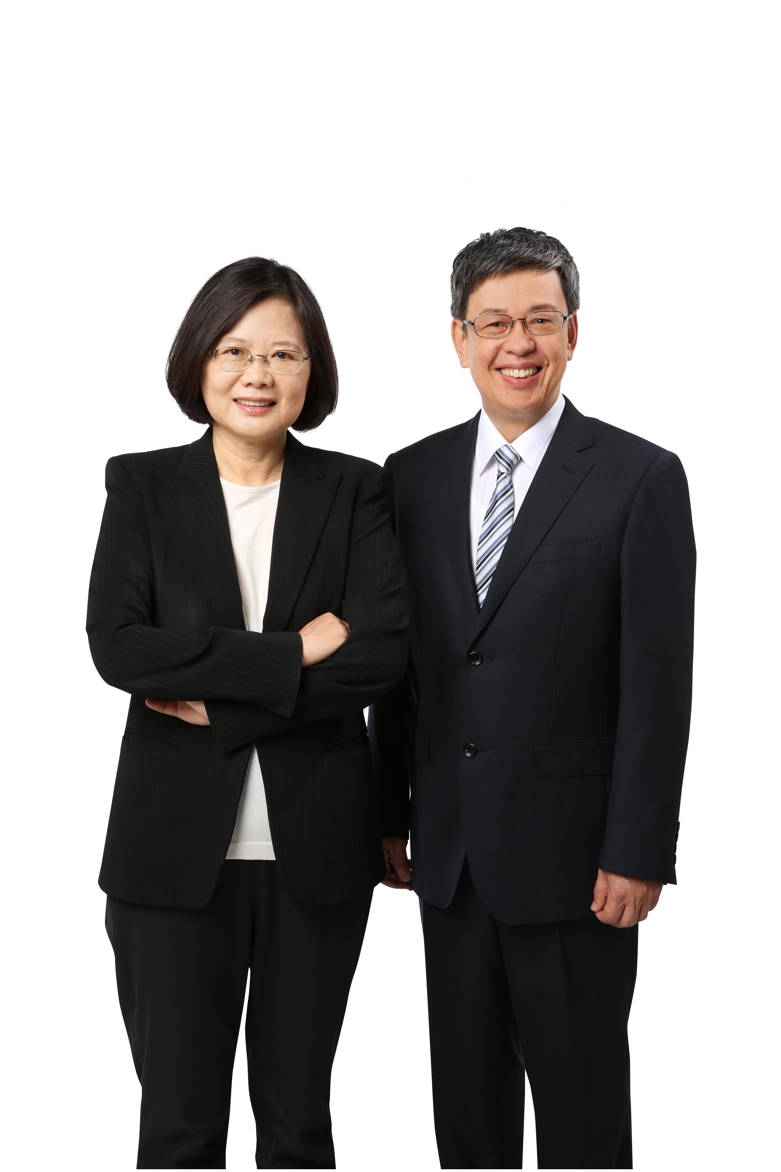 總統及副總統玉照 台北駐大阪經濟文化辦事處 Taipei Economic and Cultural Office in Osaka