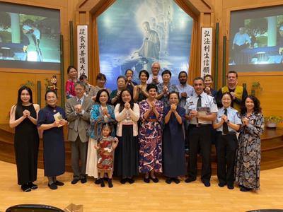 2月17日本處出席黃金海岸慈濟靜思堂出席新春祈福會