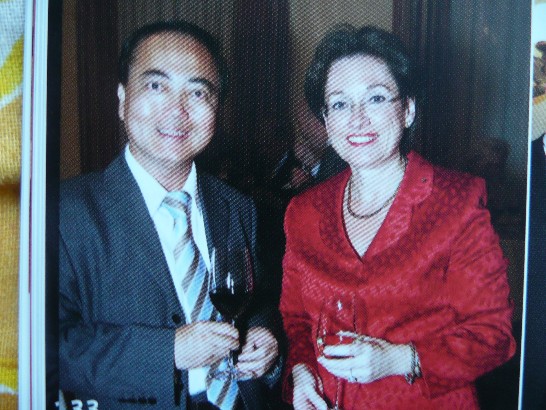 經濟組陳組長海馨2009年9月15日出席奧地利產業公會（Österreichischer Gewerbeverein, ÖGV）新年度計畫聯誼餐會活動，與ÖGV理事長Frau Margarete Kriz-Zwittkovits合影