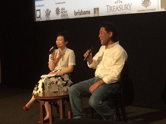 策展人與李屏賓先生進行問答，介紹侯孝賢導演團隊之理念