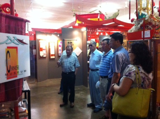 李大使一行參觀「北澳華人博物館」