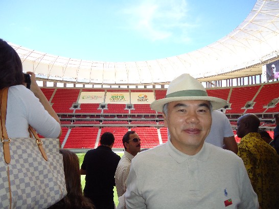 徐大使參加國家足球場落成開幕典禮