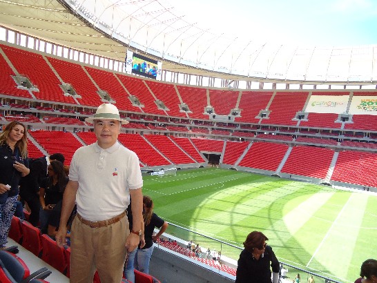 徐大使參加國家足球場落成開幕典禮