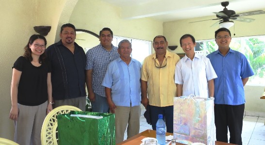 Ambassador Benjamin Ho of the ROC (Taiwan) had a brunch meeting with Hon. Florencio Marin Jr., Representative of Corozal South East , House of Representatives of the National Assembly of Belize, on January 27th, 2016.