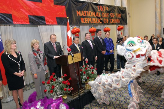 Nine Canadian ministers and nearly 100 Senators and Members of Parliament join TECO for the celebration of the Republic of China (Taiwan)’s 103rd National Day