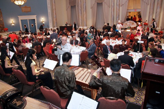 Ho Deng Music Ensemble performs during the event.