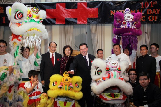 Lion Dance at the reception