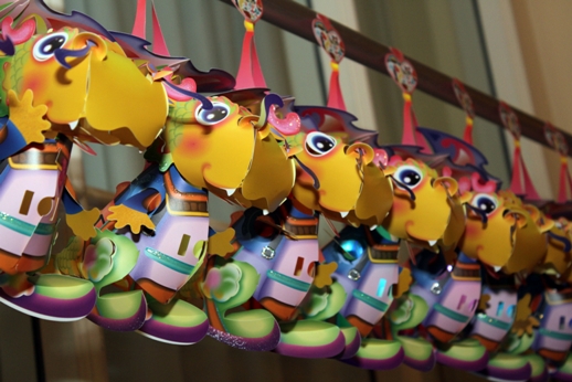 the Year of Dragon lanterns