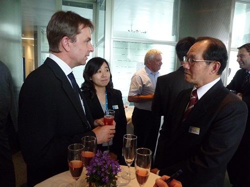 Rep. Fadah Hsieh visited Delta Energy Systems (Switzerland) AG and attended the 40th anniversary celebration of the founding of Taiwan’s Delta Group