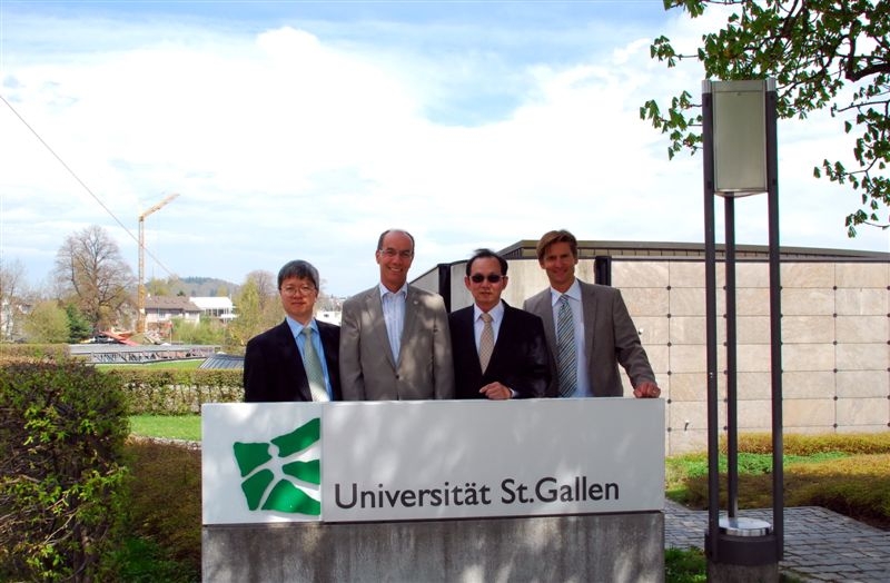 瑞士聖加侖大學盼與中華民國大學院校加強交流。