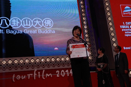 薛代表美瑜致詞歡迎國際人士訪台體驗「讚！台灣文化篇」的豐富內涵