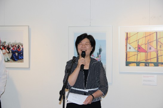 薛代表美瑜在開幕酒會上致詞