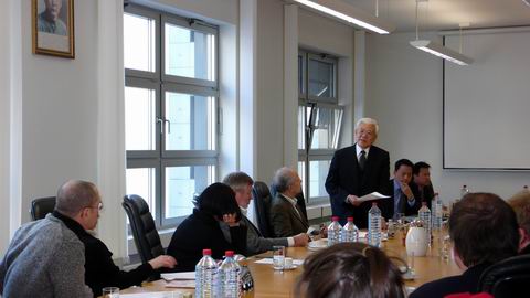 尤清代表致詞。