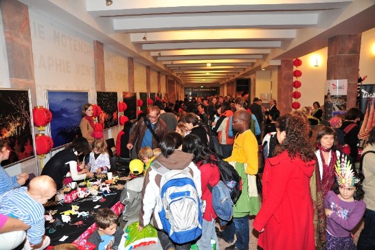 10月11日在萊比錫Grassi民俗博物館舉辦台灣日活動