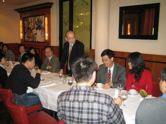 魏代表武煉蒞臨「歐洲台灣青年學者人文社會學會」第三屆年會開幕