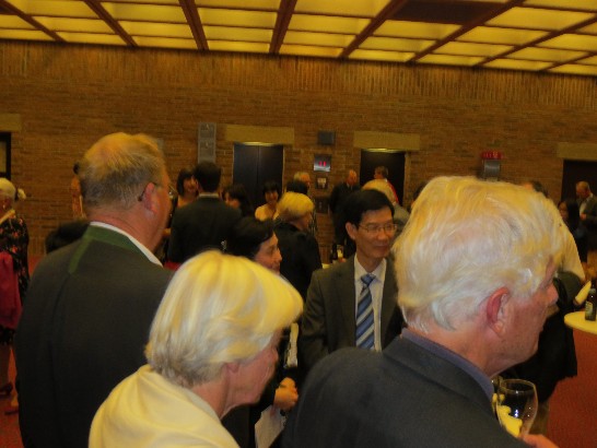 駐慕尼黑辦事處鄭處長兆元夫婦出席102年8月31日慕尼黑Gasteig音樂廳"黃安妮鋼琴演奏會"!