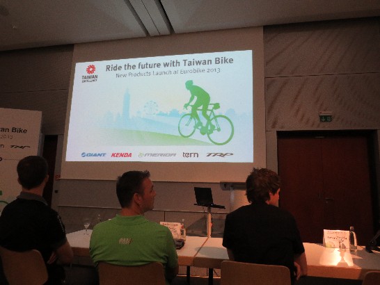 慕尼黑台灣貿易中心於102年8月29日假"德國Eurobike展場"舉辦台灣自行車精品記者會!