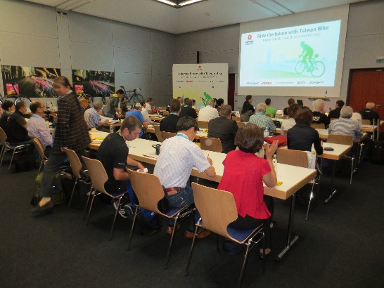 慕尼黑台灣貿易中心於102年8月29日假"德國Eurobike展場"舉辦台灣自行車精品記者會!