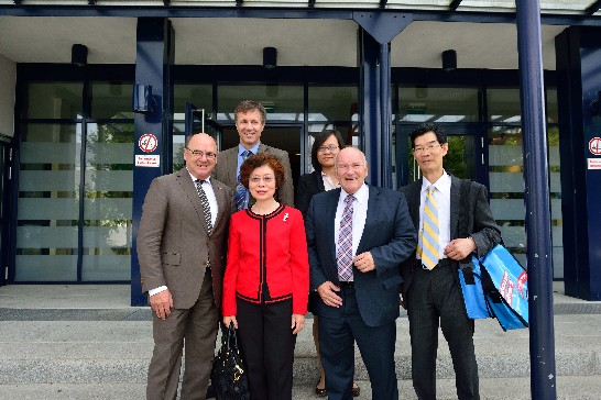 駐慕尼黑辦事處鄭兆元處長於103年6月5日陪同駐德國台北代表處陳華玉大使轄訪!