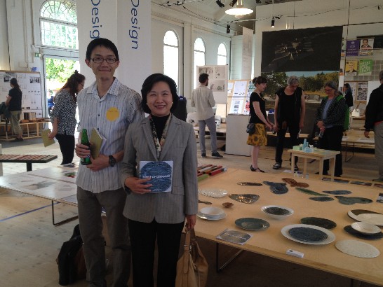 Taiwanese Student Ming- Ju, Hsieh  who graduated from the Royal Danish Academy of  Fine Arts School of Design.