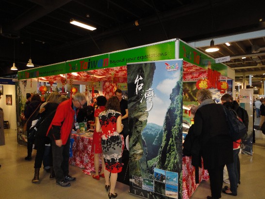 我參展攤位佈置活潑亮眼