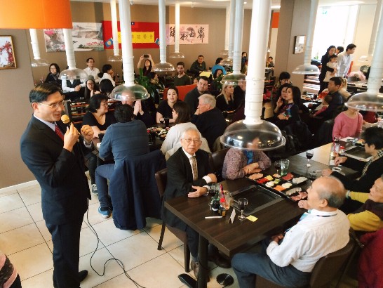 莊大使向僑胞及貴賓致新春賀詞