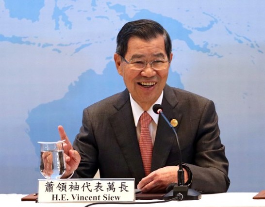 Vincent Siew, au Sommet de l’APEC