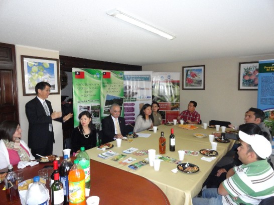 本館陳參事弘基致詞 