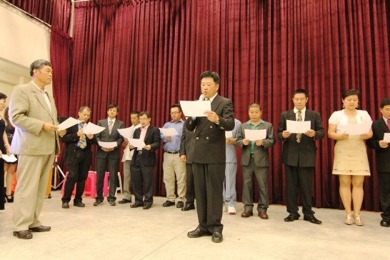 本館孫大使大成主持第15屆理監事會宣誓就職典禮