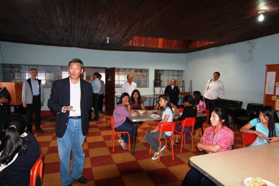 孫大使勉勵住校生努力向上