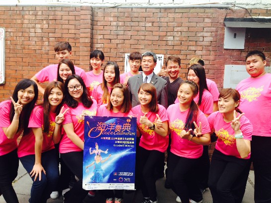 駐館孫大使與103年中南美洲地區國慶文化訪問團合影