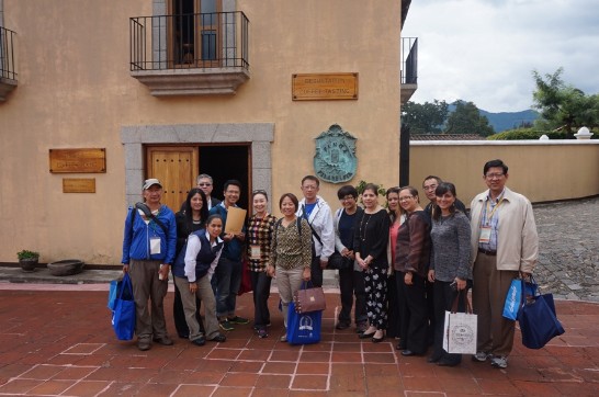 我考察團與瓜國觀光業者舉行貿洽會後合影