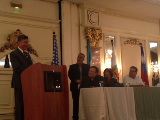 我駐瓜地馬拉大使孫大成應邀致詞