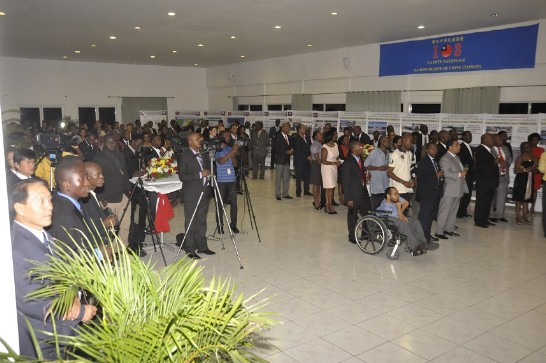 中華民國國慶酒會一隅。