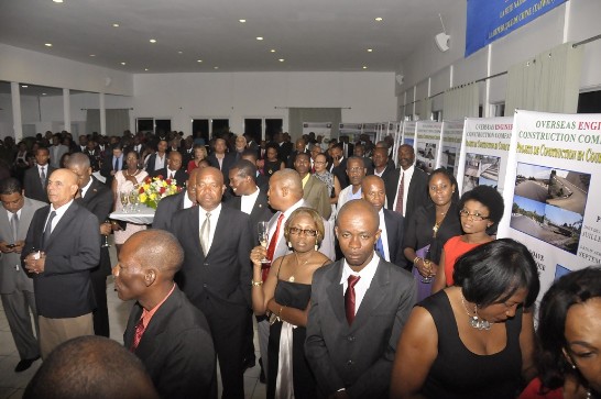 中華民國國慶酒會一隅。