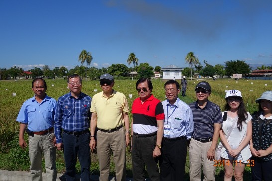國經協會貿訪團參訪Artibonite省稻種計畫。