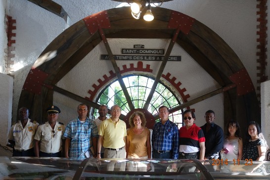 國經協會貿訪團參訪Arcadins海岸博物館。