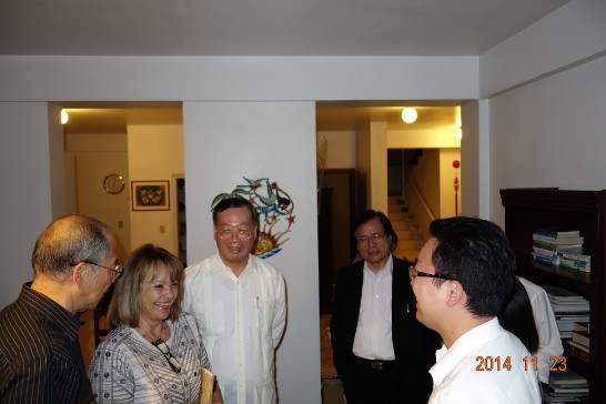 駐海地黃大使再求於官邸宴請國經協會貿訪團。