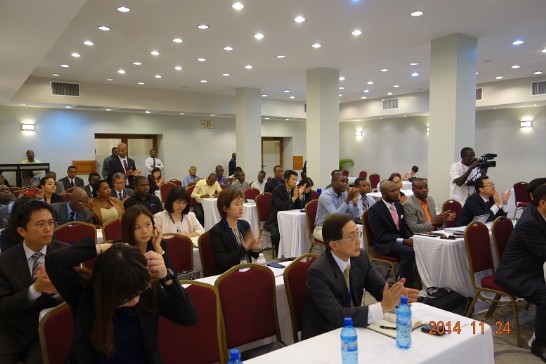 第一屆臺灣與海地經濟聯席會議現場一隅。