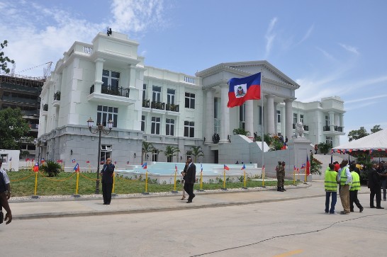 最高法院新建大樓落成典禮一隅。