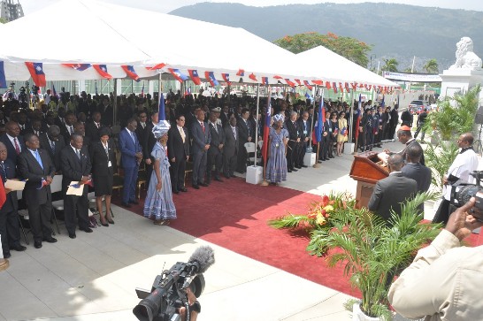 最高法院新建大樓落成典禮會場。