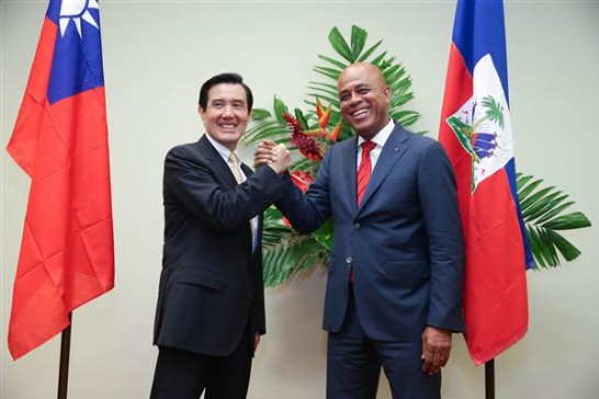 兩國元首合影。